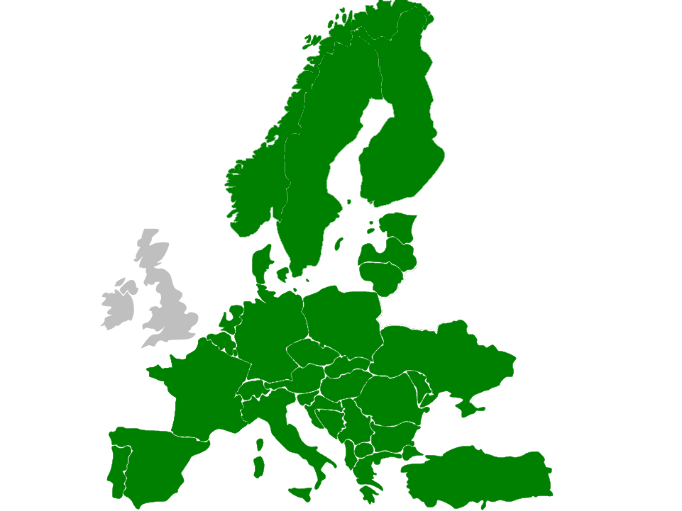 Map of Europe